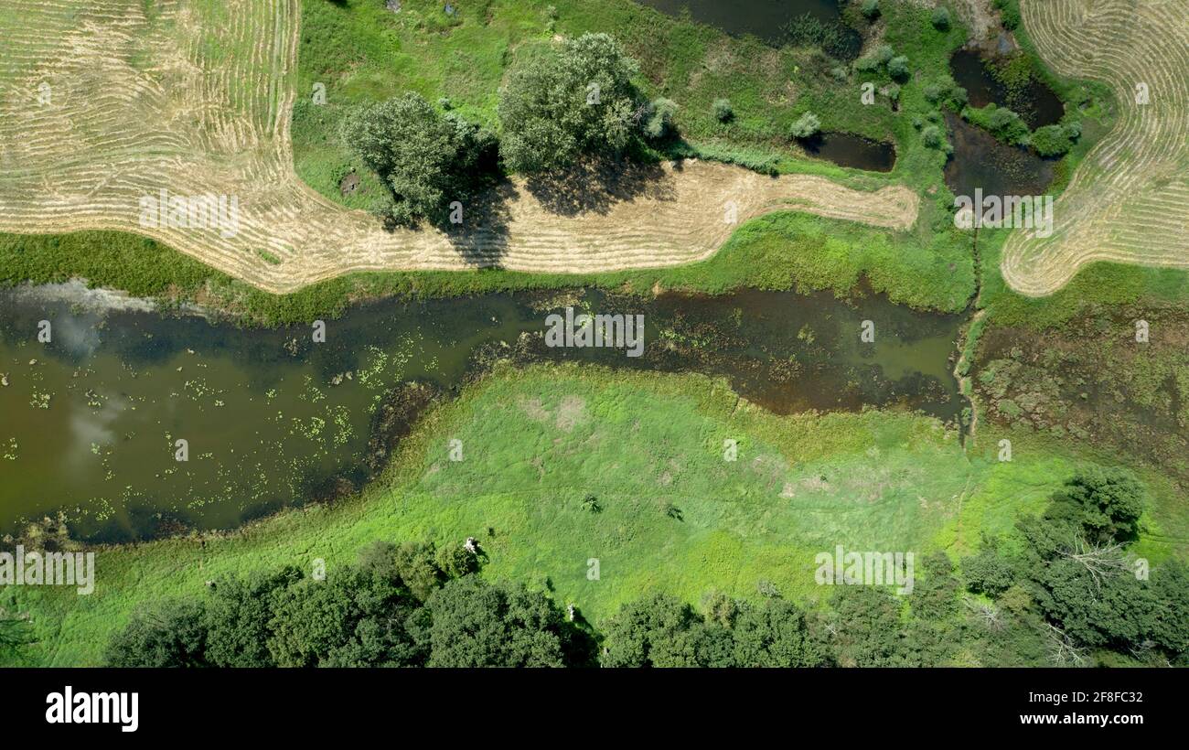 Oxbow aerial hires stock photography and images Alamy