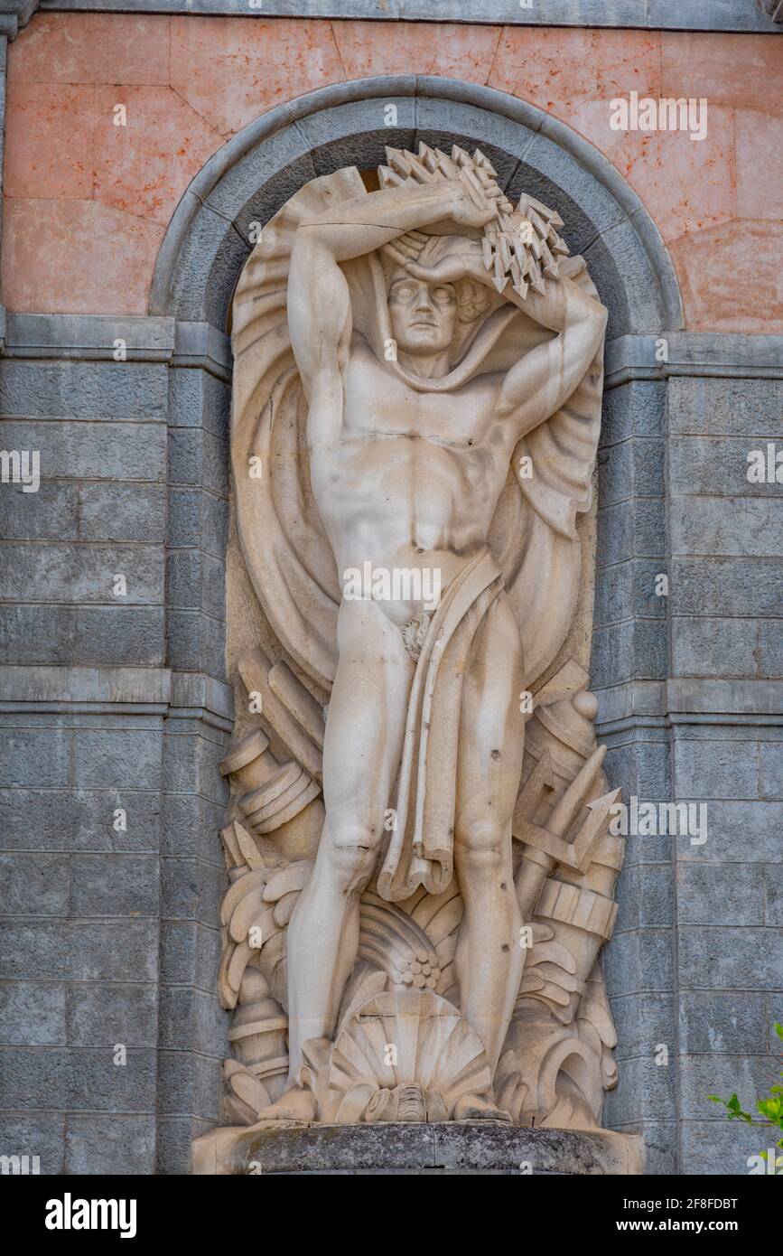 Sculpture at Riva del Garda in Italy Stock Photo