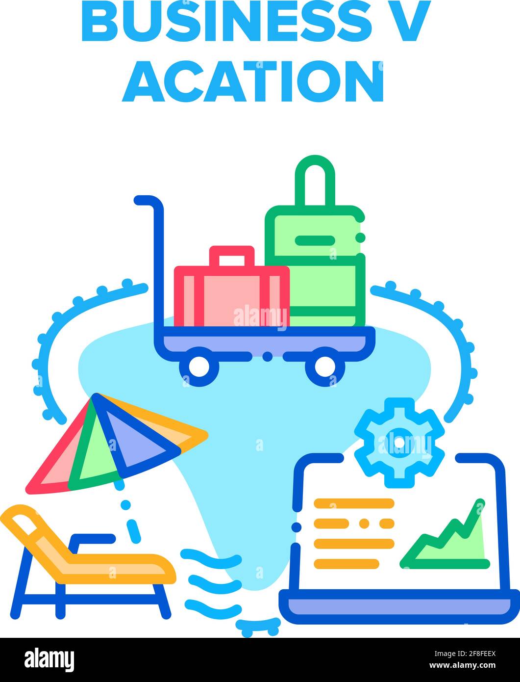 Business Vacation Travel Vector Concept Color Stock Vector Image & Art