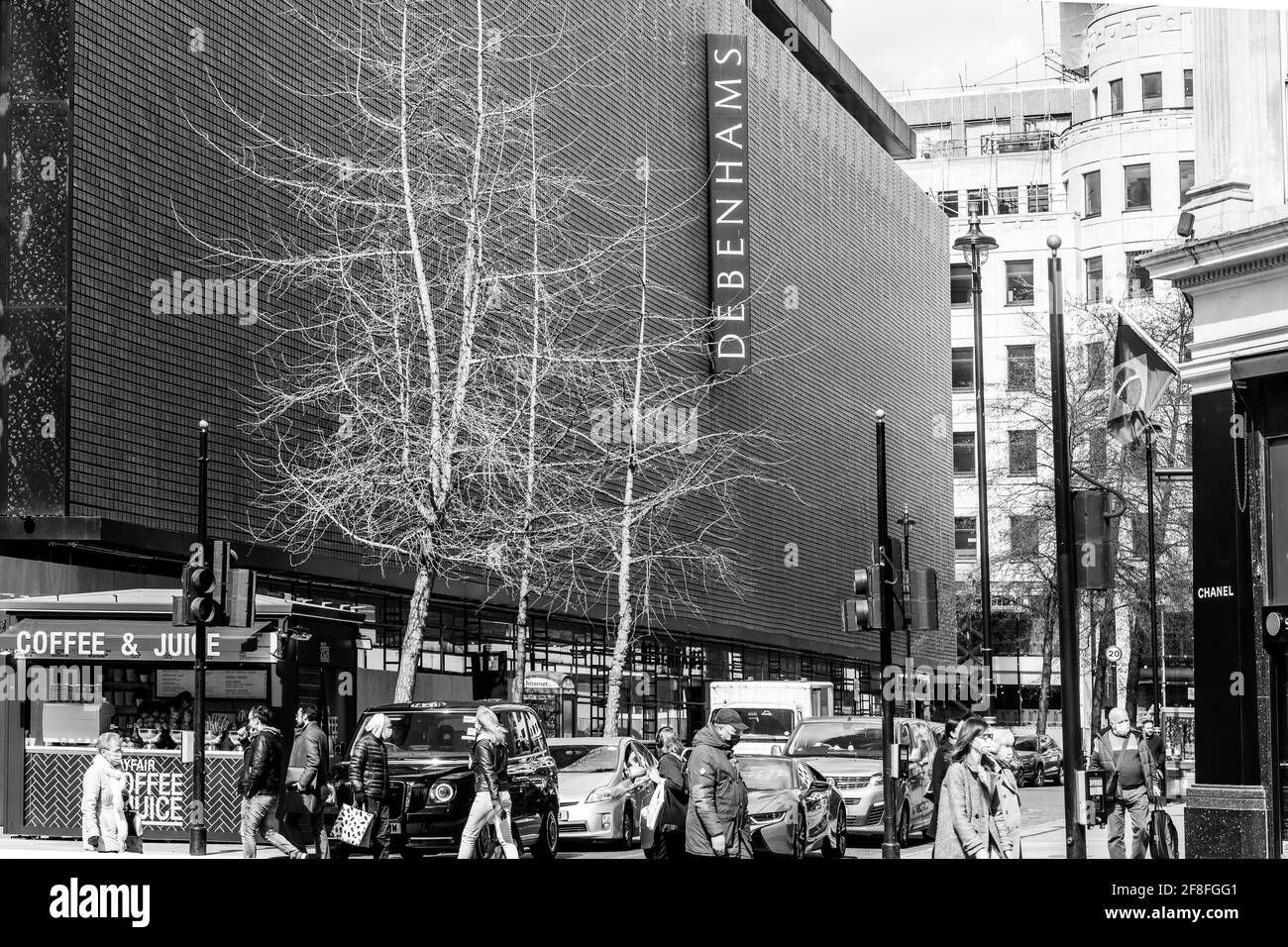 Along Oxford Street London Stock Photo Alamy