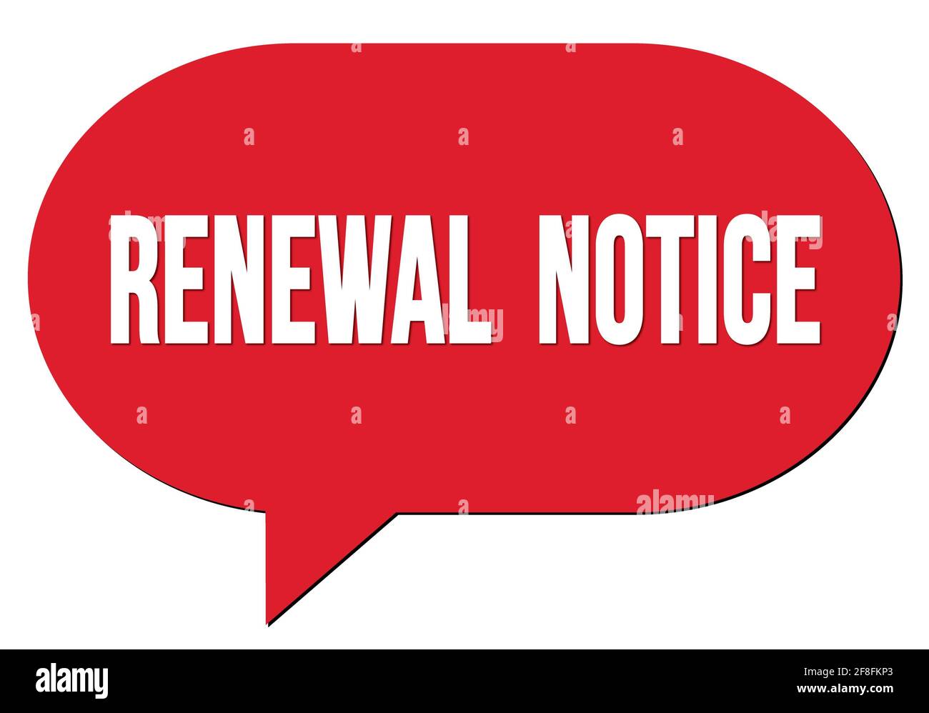 Renewal Notice Word High Resolution Stock Photography and Images Alamy