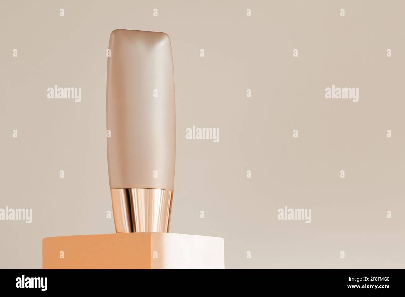 Liquid concealer packaging template mock up. Stock Photo