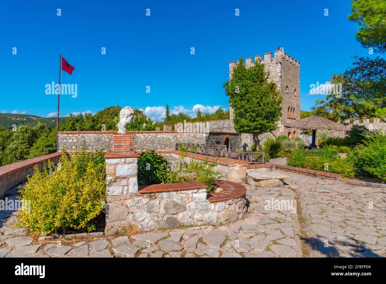 Venetian castle at Butrint National Park in Albania Stock Photo - Alamy