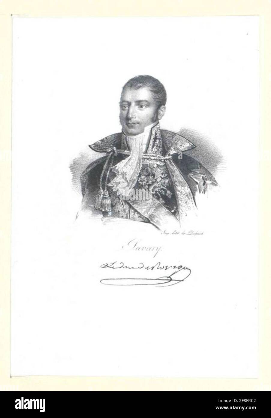 Savary, Duc de Rovigo, Anne-Jean-Marie-René. Stock Photo