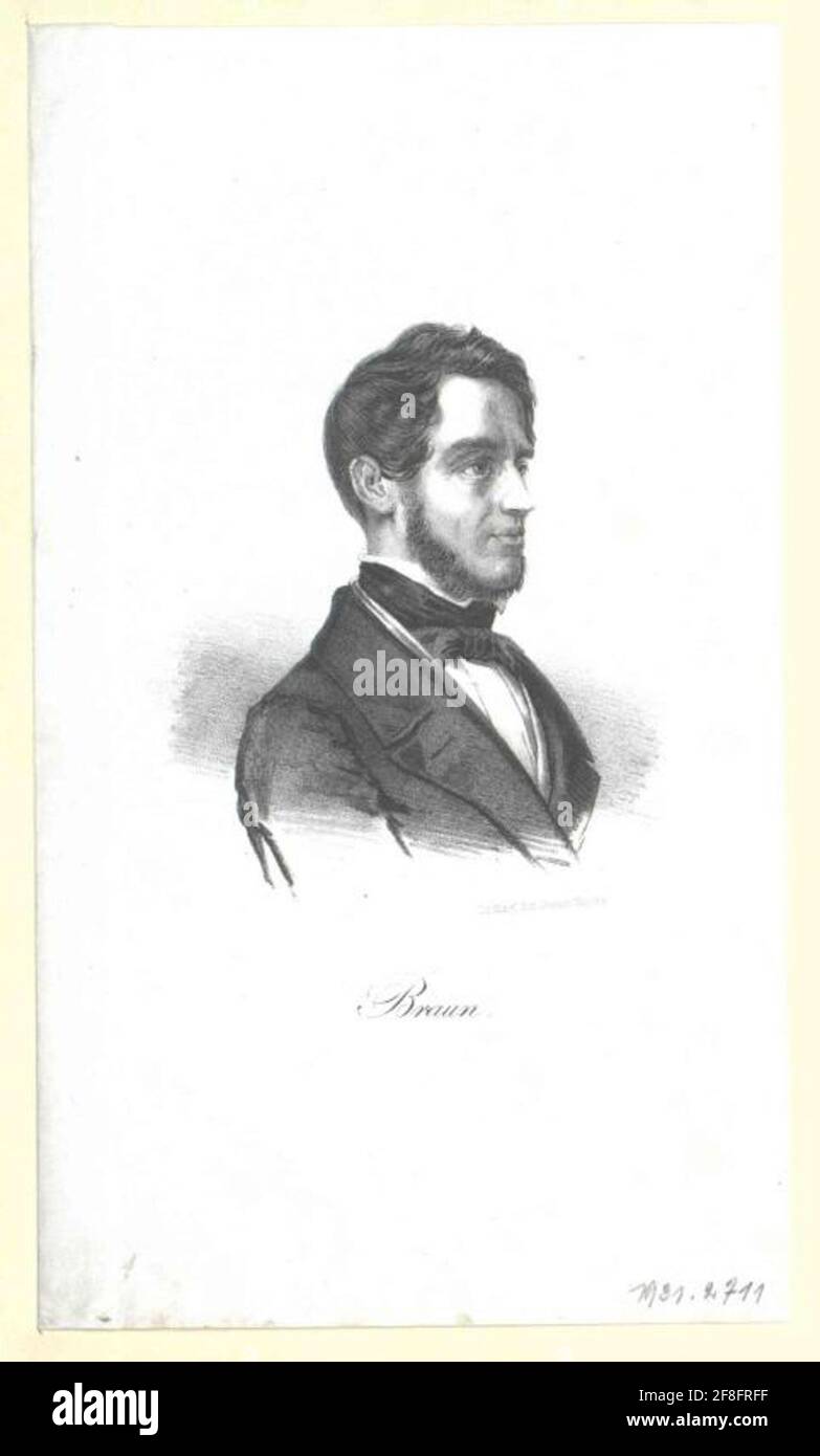 Brown, Alexander Karl Hermann. Stock Photo