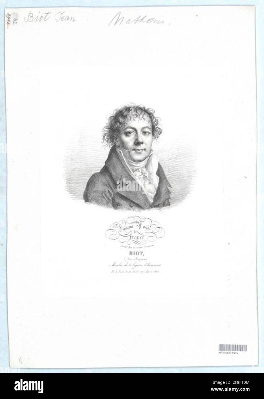 Biot, Jean Baptiste Stock Photo Alamy