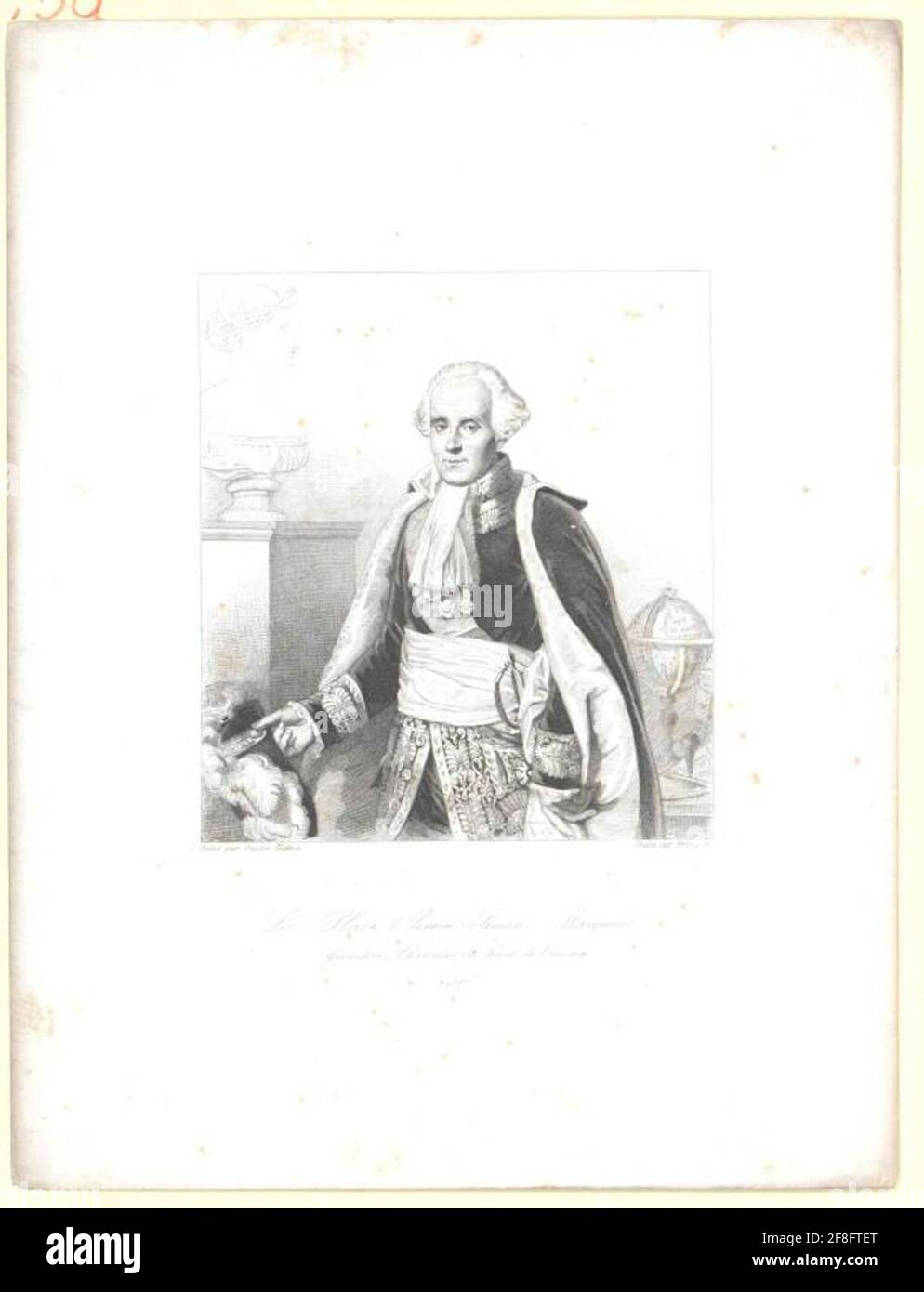 Laplace, Pierre Simon Marquis de. Stock Photo