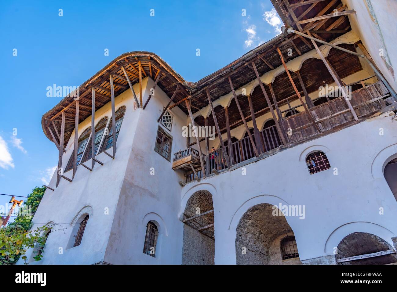 View of Skenduli house in Gjirokaster, Albania Stock Photo Alamy
