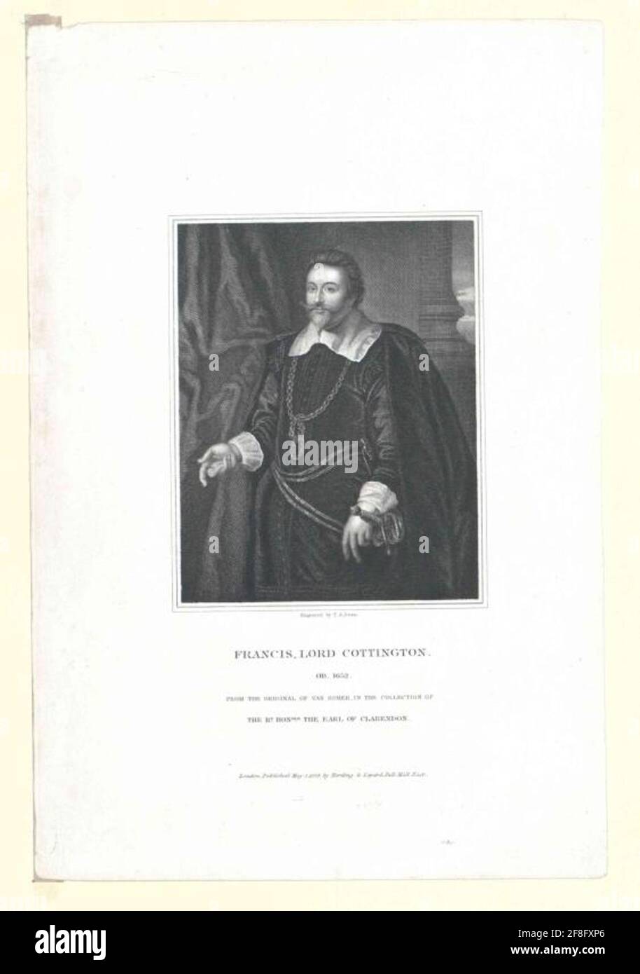 Cottington, 1. Baron Cottington, Francis . Stock Photo