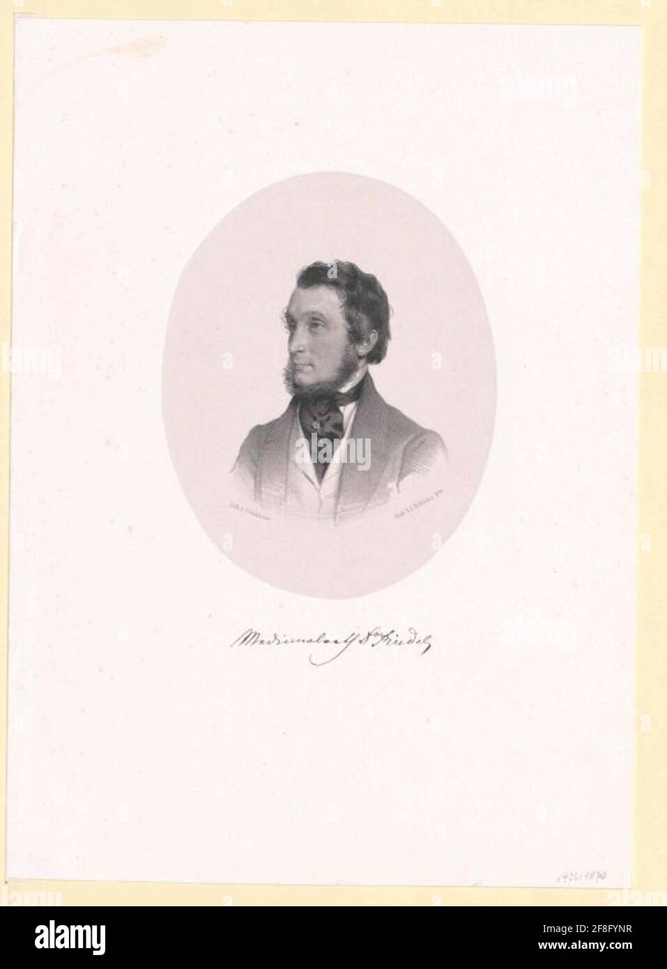 Riedel, Josef Gottfried Ritter. Stock Photo
