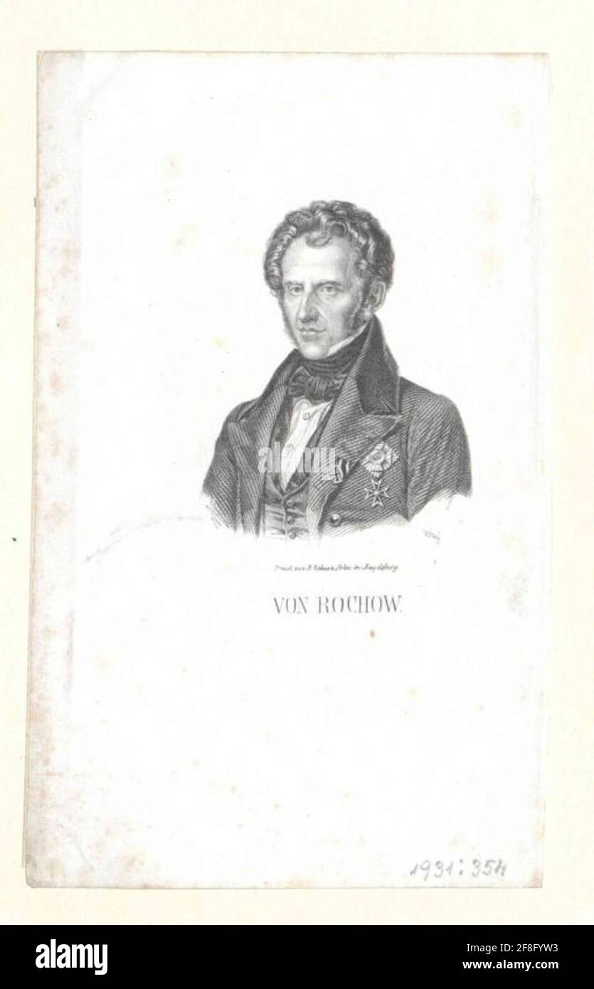 Rochow, Gustav Adolf von Stock Photo Alamy