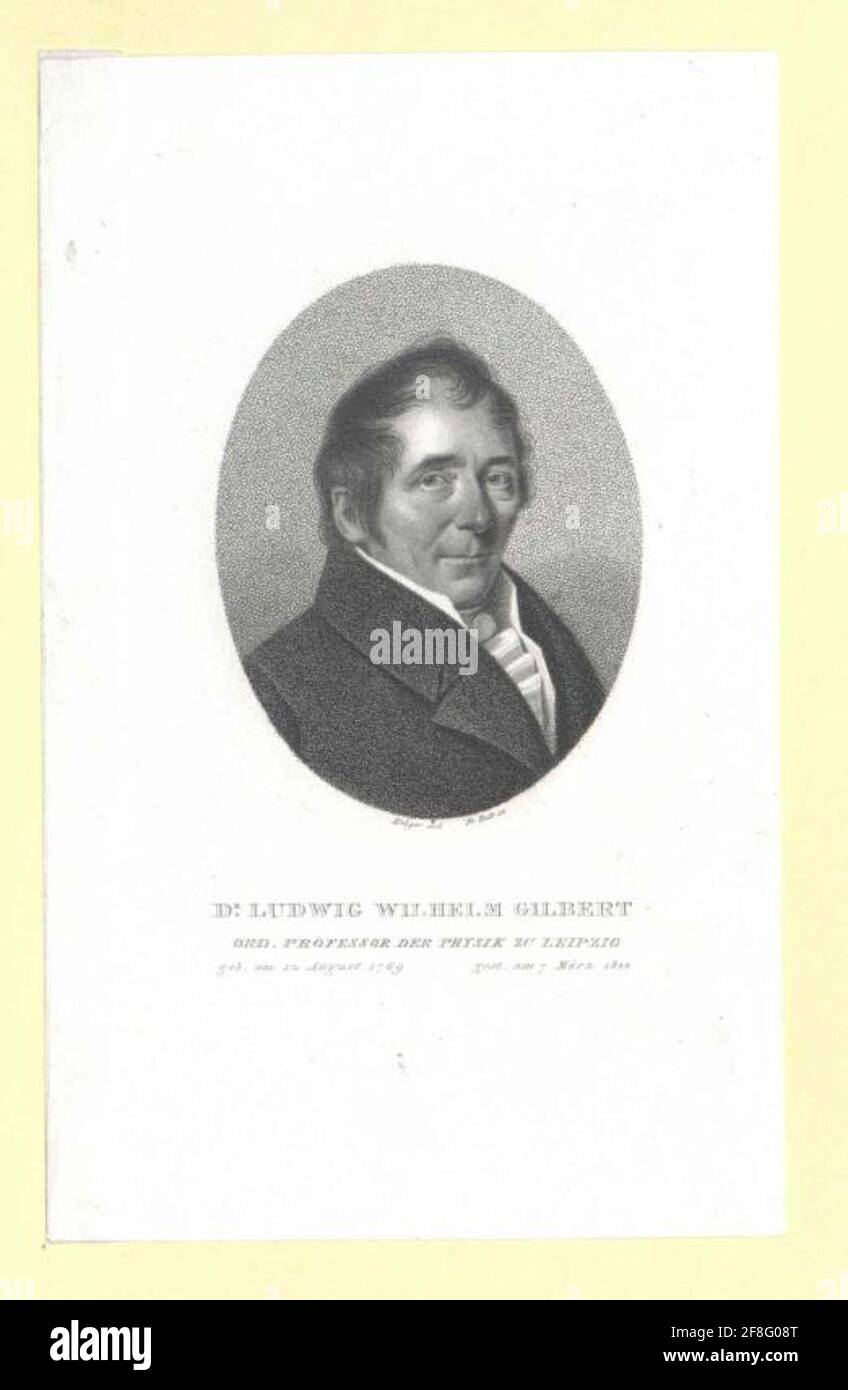 Gilbert, Ludwig Wilhelm Stock Photo Alamy