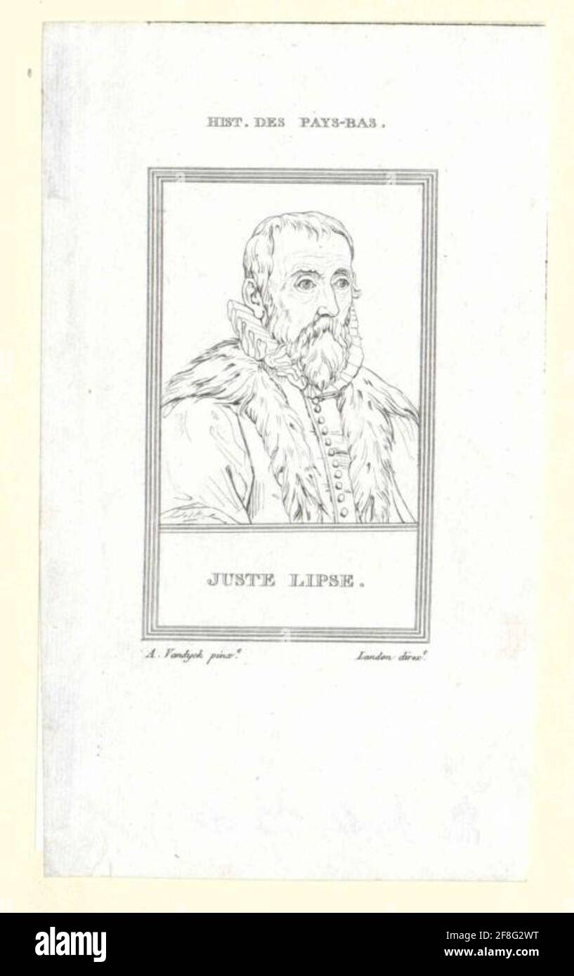 Lipsius, Justus. Stock Photo