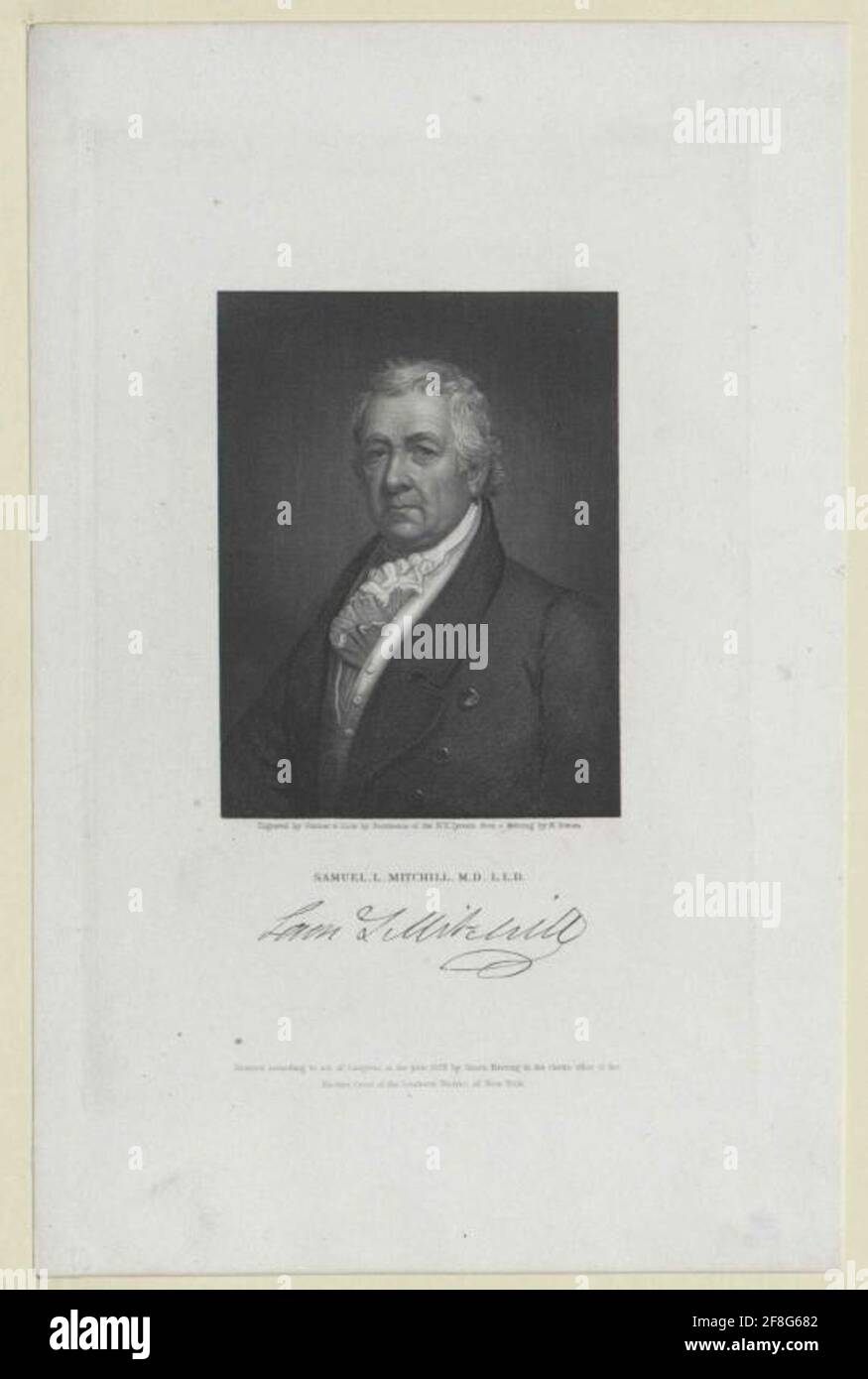 Mitchill, Samuel Latham Stock Photo Alamy