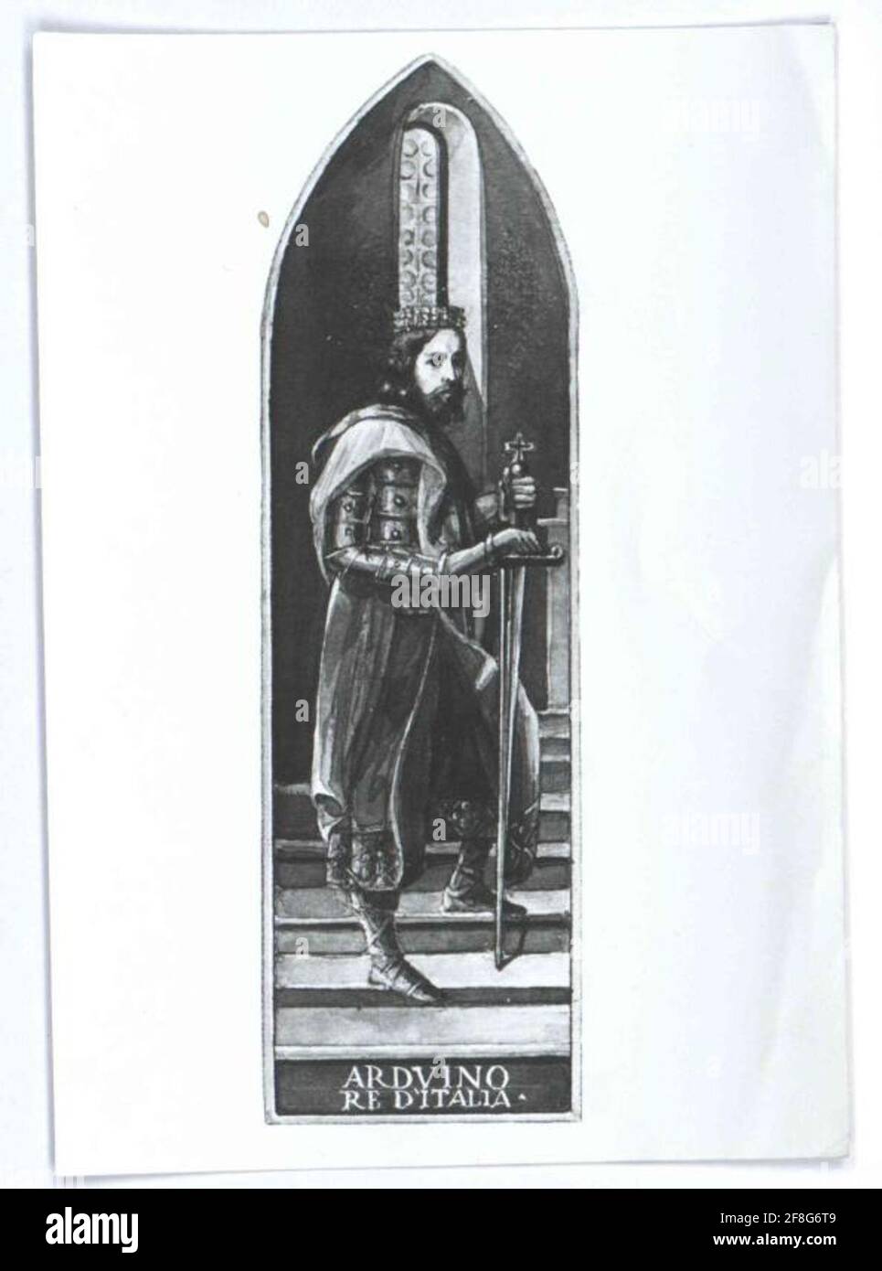 Arduin of Ivrea, King of Italy Stock Photo Alamy