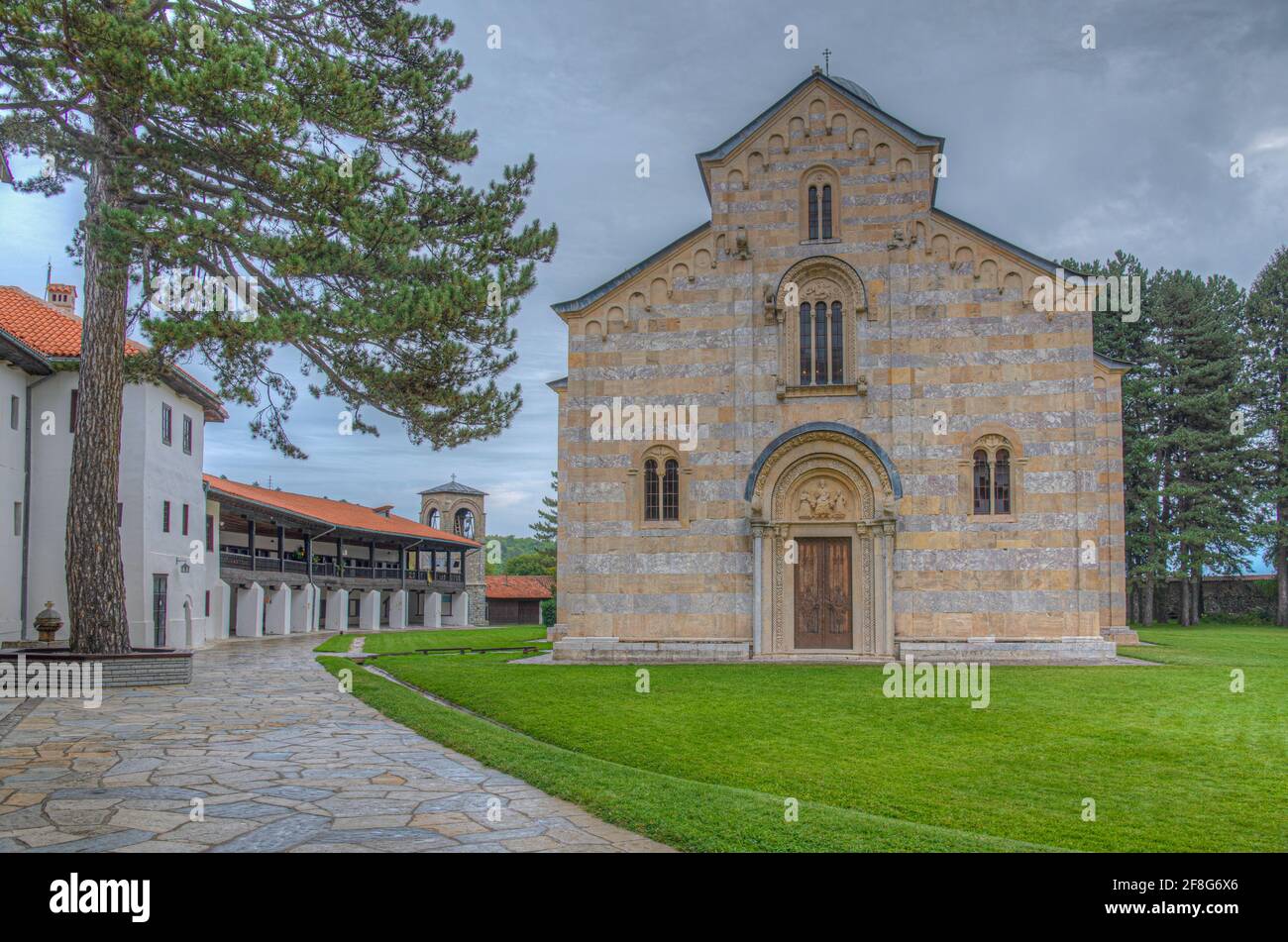Visoki Decani monastery in Kosovo Stock Photo - Alamy