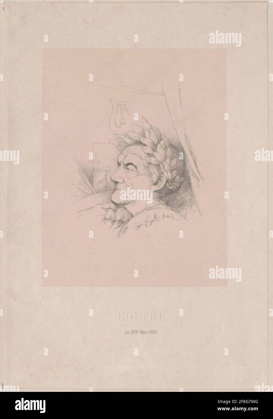 Goethe, Johann Wolfgang von Stock Photo Alamy