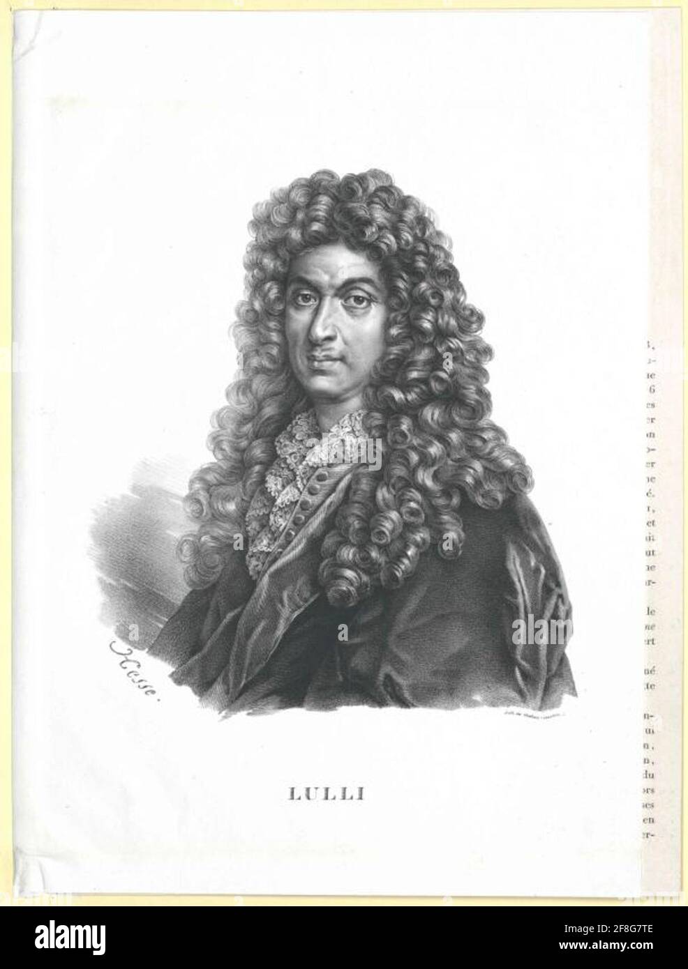 Lean Baspite Lully Lully, Jean Baptiste Stock Photo - Alamy