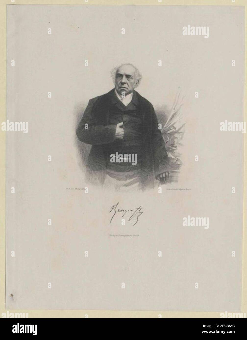 Photo CDV Ancienne Pierre Antoine Berryer 1865 - Tirage Albumine, Original, Bon état