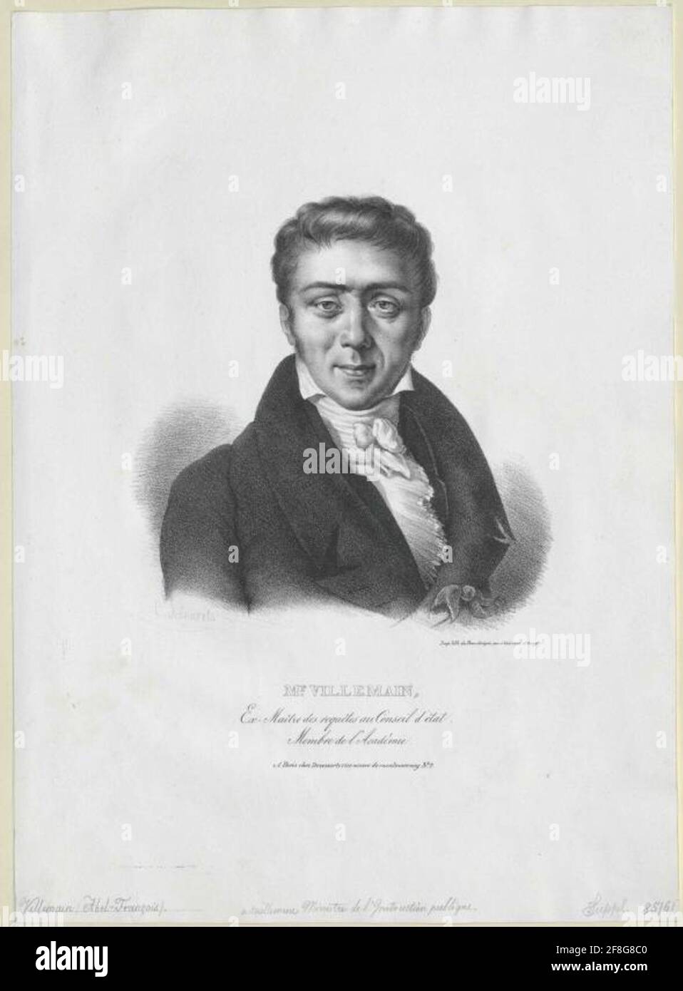 Villemain, AbelFrancois Stock Photo Alamy
