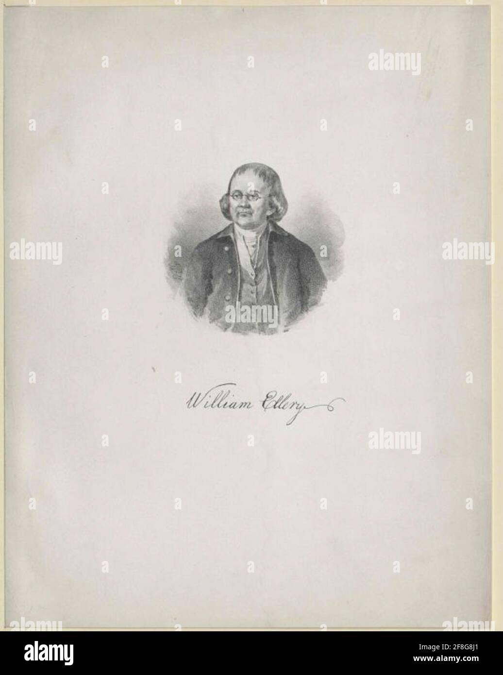 Ellery, William . Stock Photo