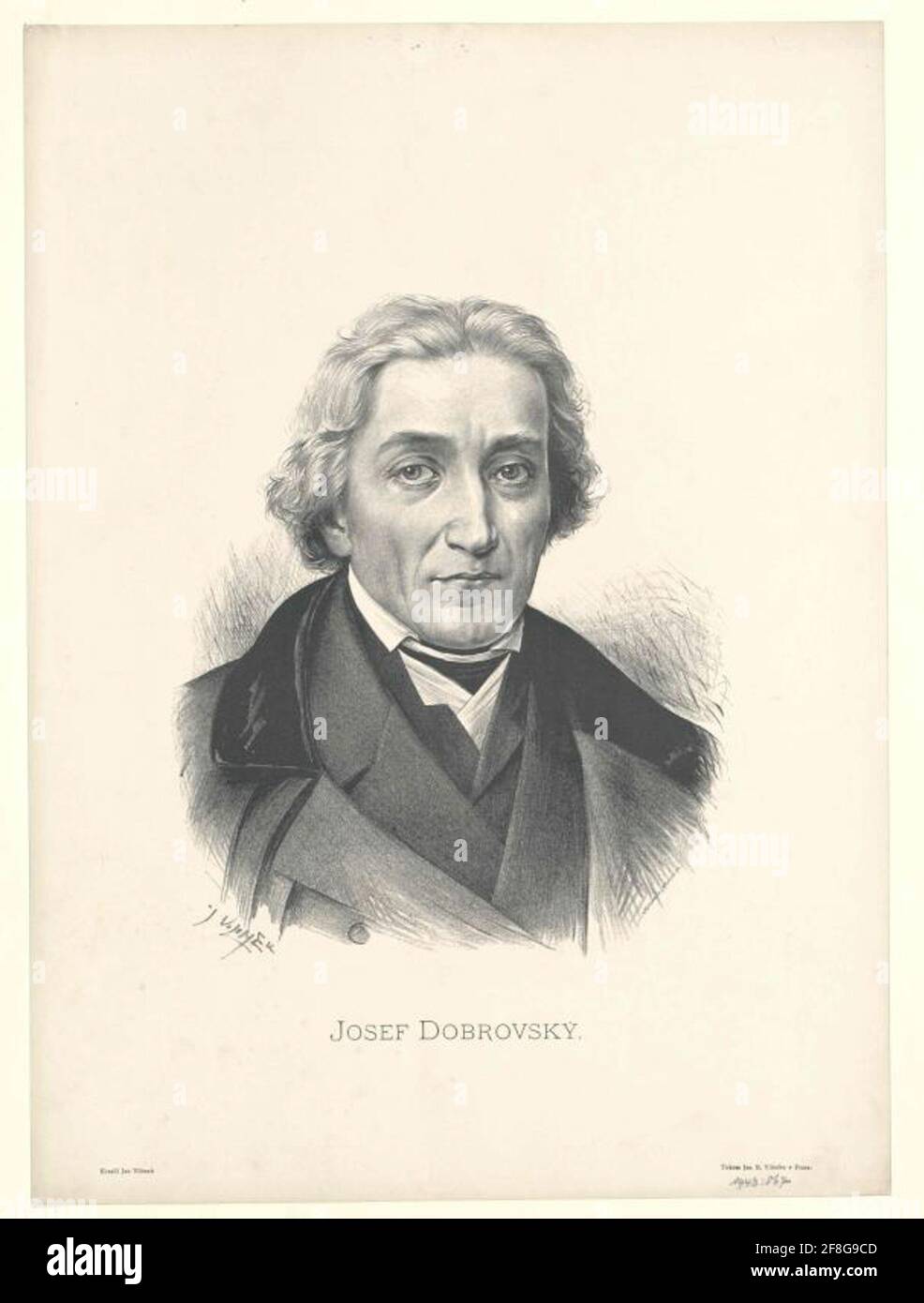 Dobrovsky, Josef. Stock Photo