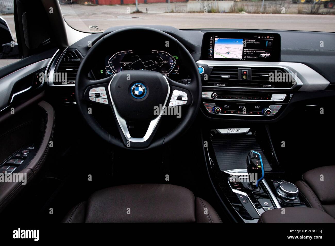 BMW iX3 Charged , interior. Photo: Pontus Lundahl / TT / code 10050 Stock  Photo - Alamy