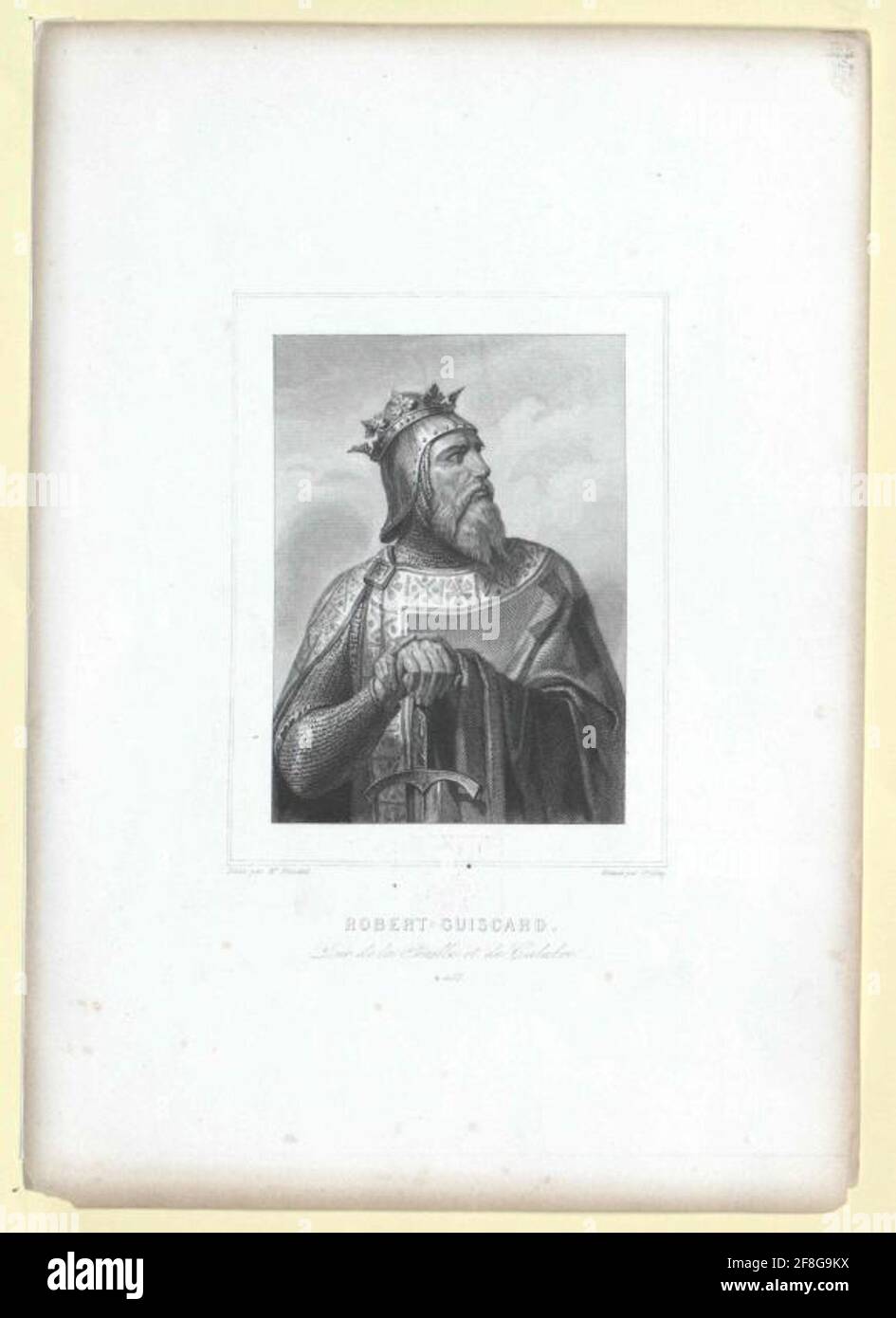 Robert Guiscard, Duke of Apulia Stock Photo Alamy