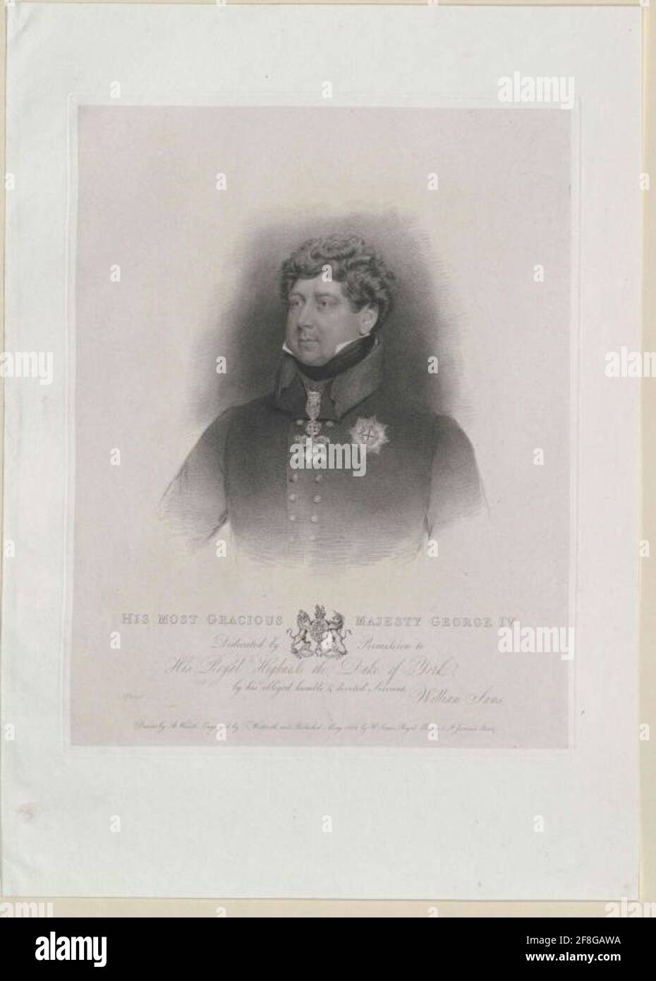 Georg IV., King of England Stock Photo - Alamy