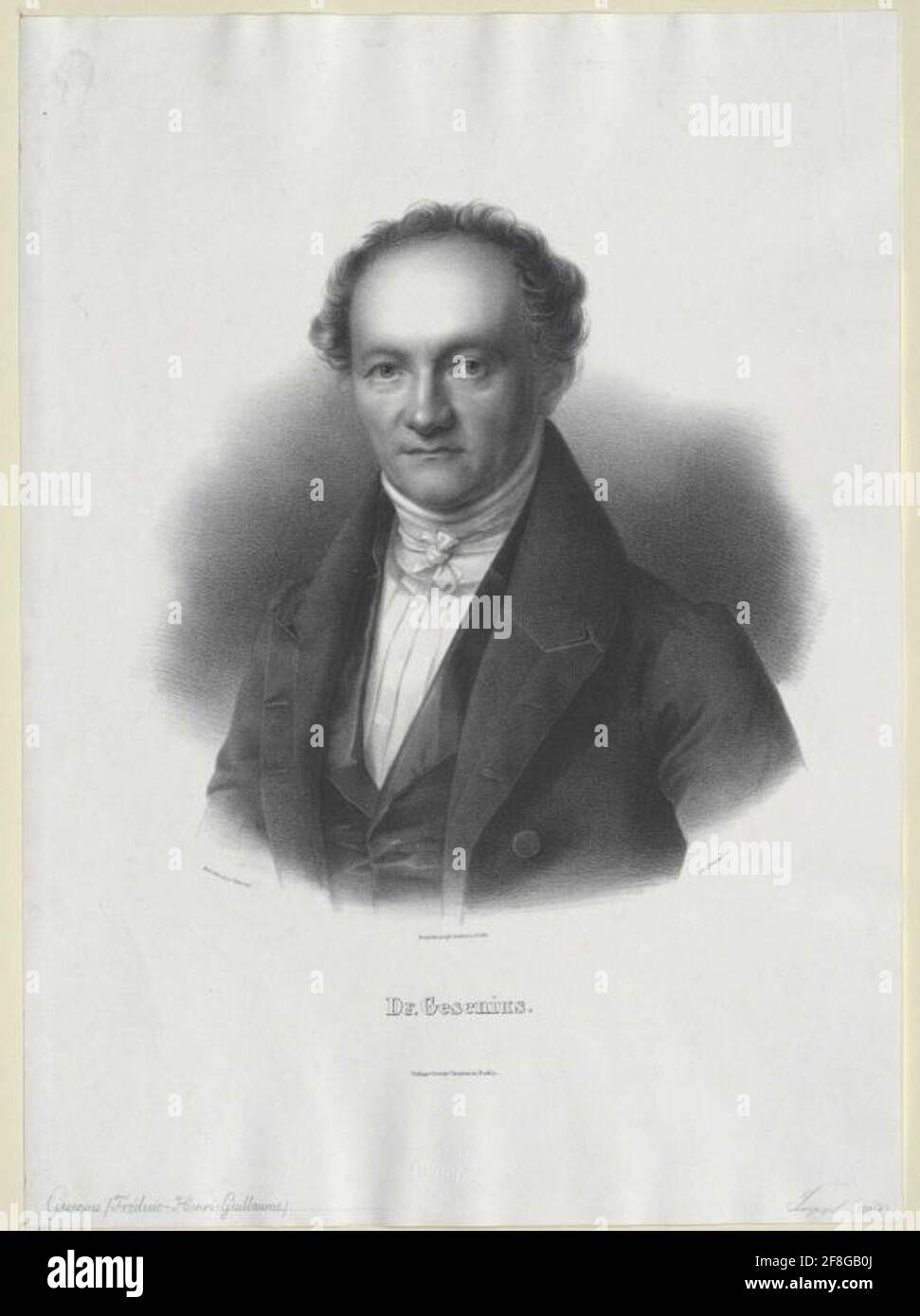 Gesenius, Wilhelm Stock Photo Alamy