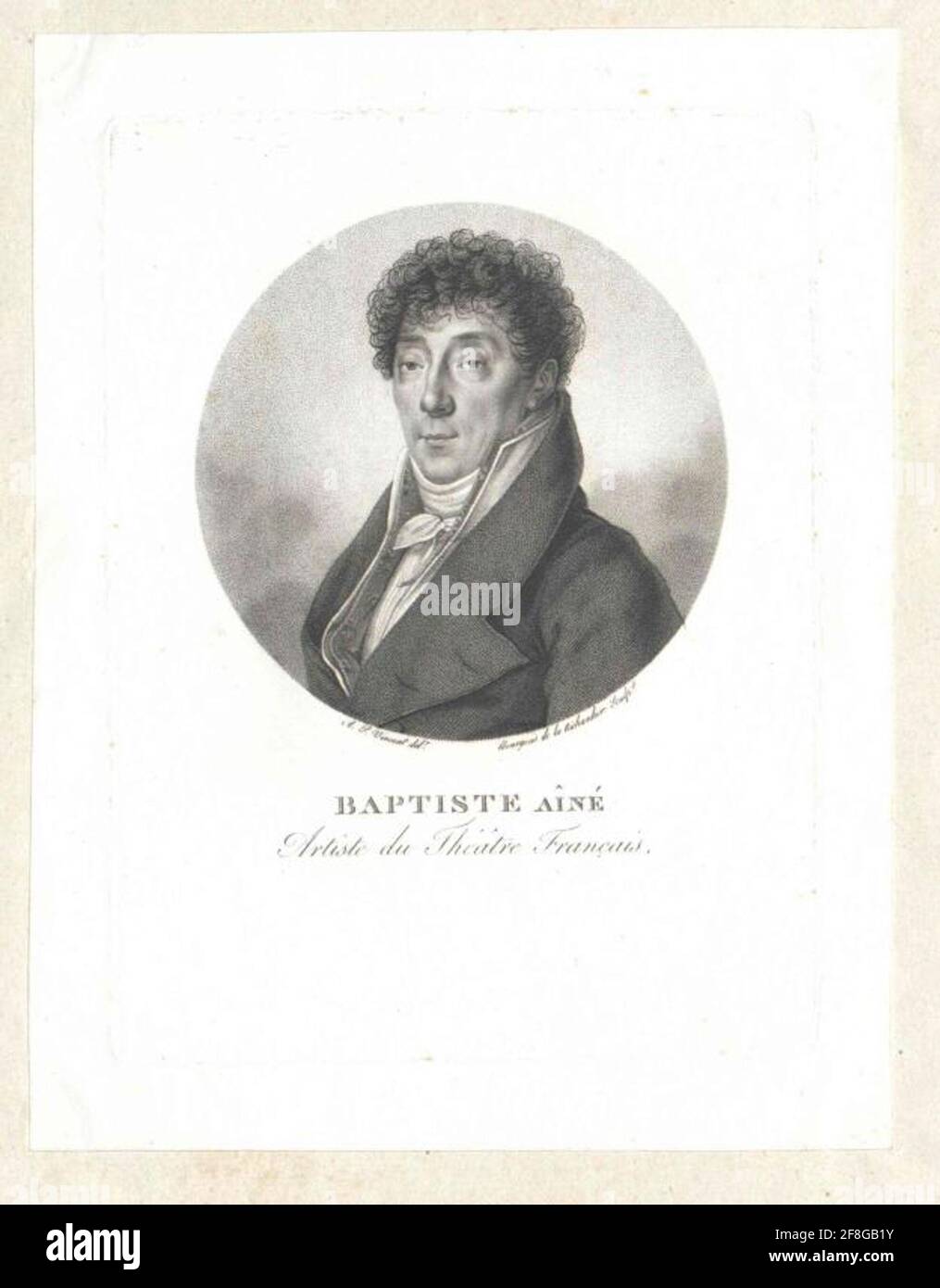 Baptiste, Nicolas Anselme. Stock Photo