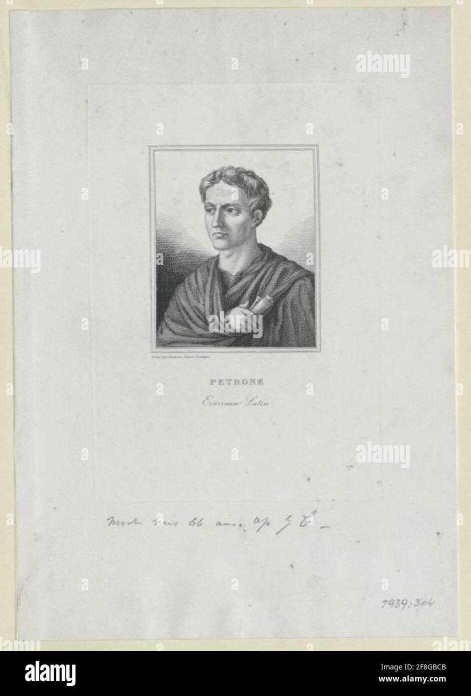 Petronius Arbiter, Titus. Stock Photo