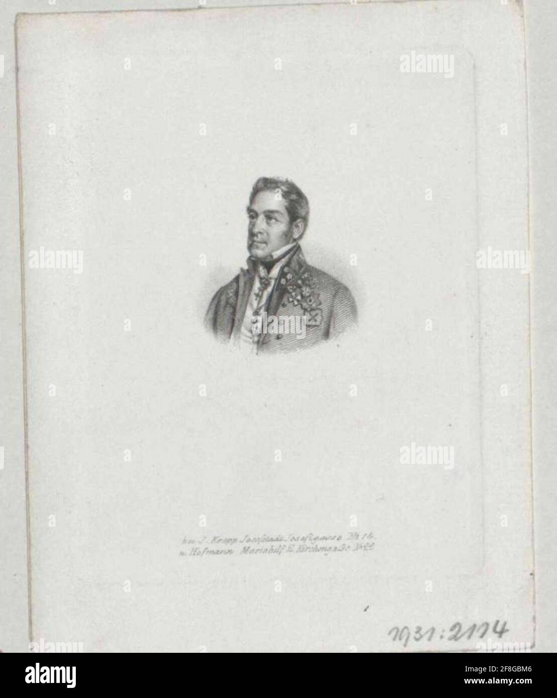 Welden, Franz Ludwig Freiherr von Stock Photo Alamy