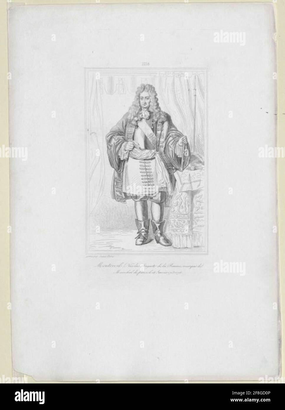 The balm, Nicolas-Auguste Marquis de Montrevel. Stock Photo