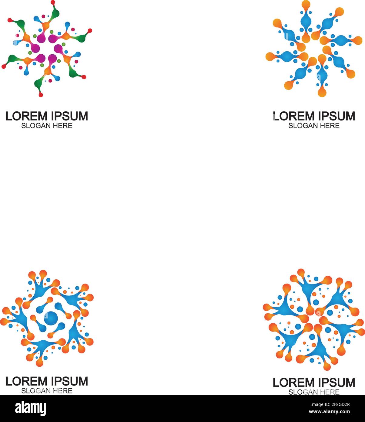 Molecule symbol logo template vector illustration design Stock Vector ...