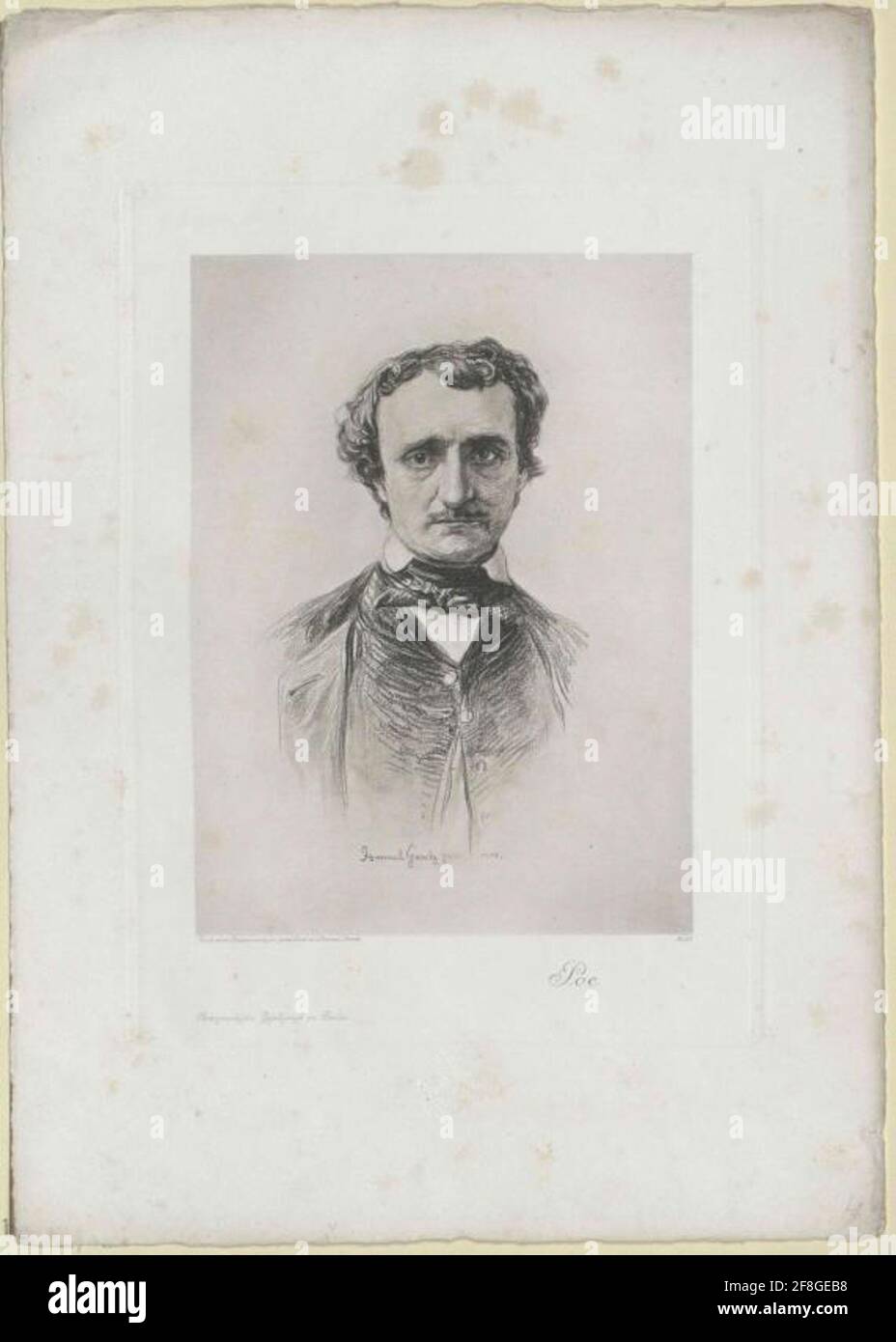 Poe Edgar Allan Stock Photo Alamy