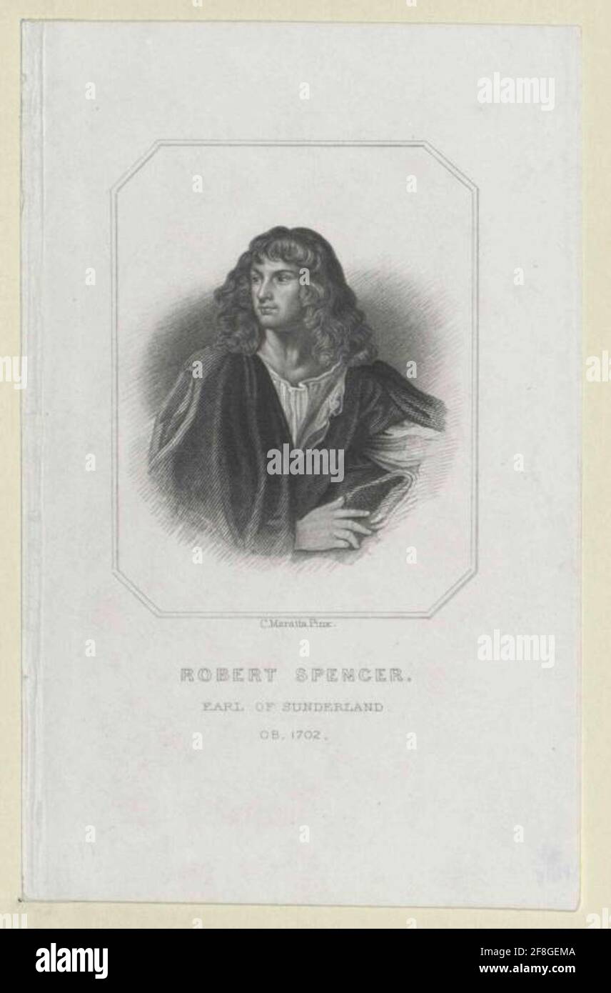 Spencer, Robert Earl of Sunderland Stock Photo Alamy