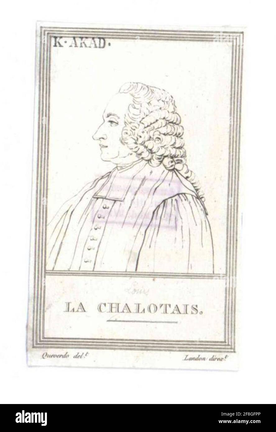 The Chalotais, Louis René de Caradeuc de Stock Photo Alamy
