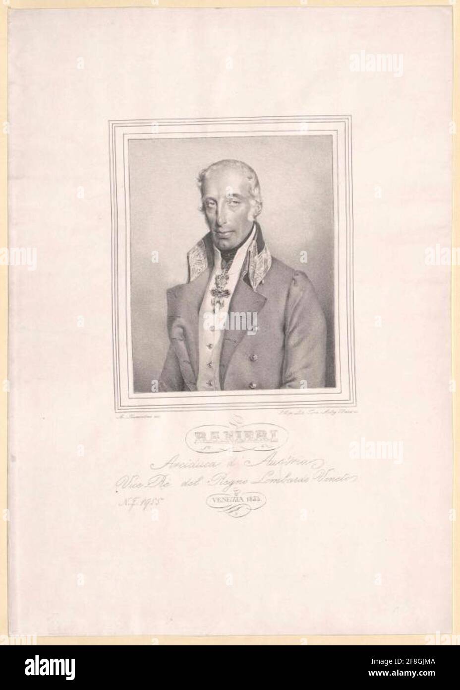 Rainer, Archduke of Austria Stock Photo - Alamy