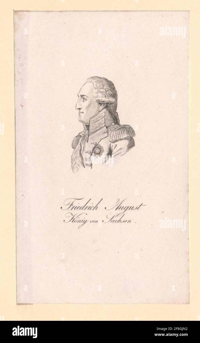 Friedrich August I, King of Saxony Stock Photo - Alamy