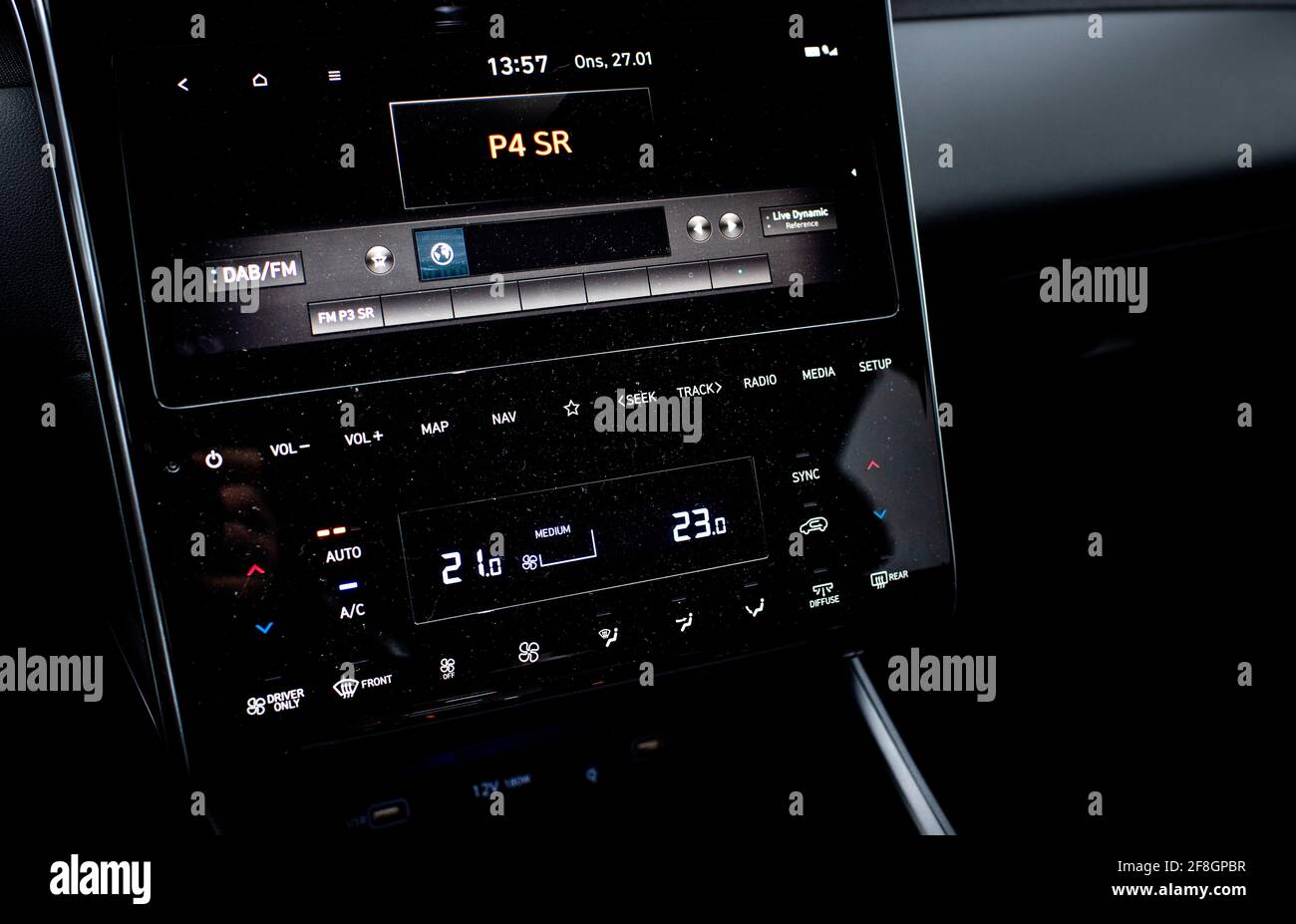 Hyundai Tucson 1,6 TGDI HEV 4WD Hybrid, interior car audio, car stereo