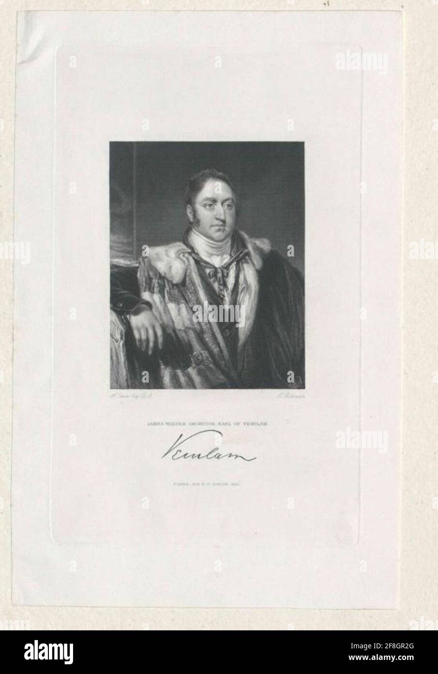 Grimston, 1. Earl of Verulam, James Walter Stock Photo Alamy