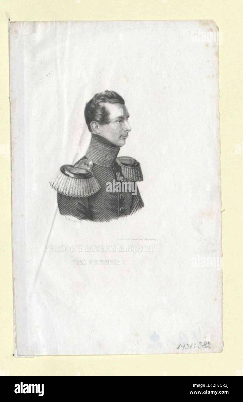 Albrecht, Prince of Prussia Stock Photo Alamy