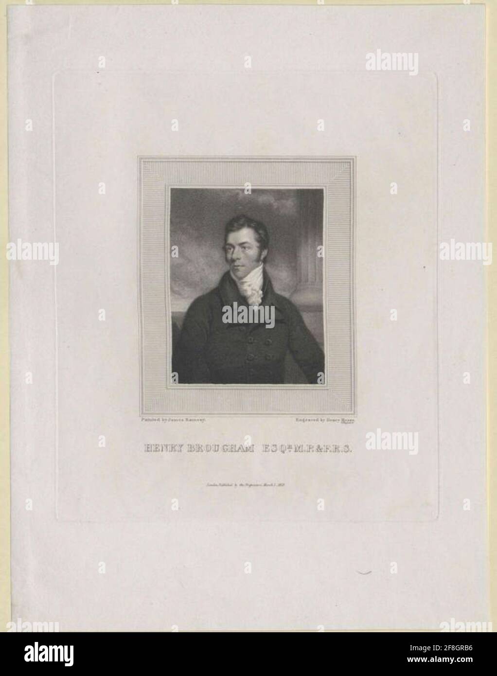 Brougham and Vaux, Henry Lord Stock Photo Alamy