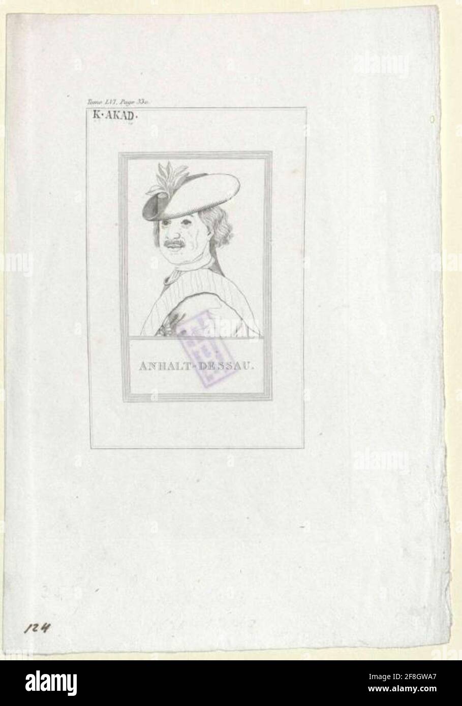 Leopold I., Prince of AnhaltDessau Stock Photo Alamy