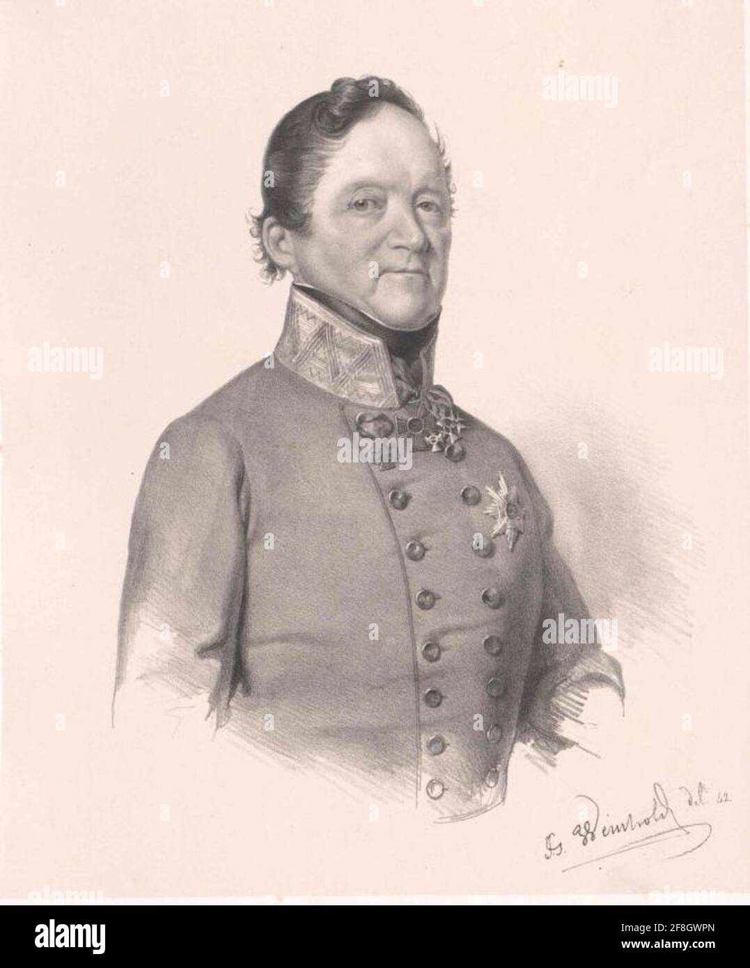 Corich de Monte Creto, Alexander Franz Freiherr. Stock Photo