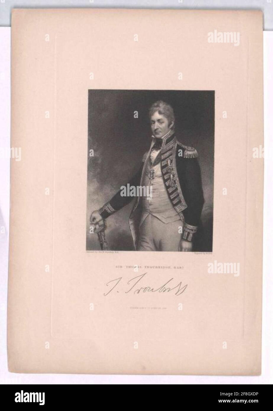 Troubridge, Sir Thomas, 1. Stock Photo Alamy