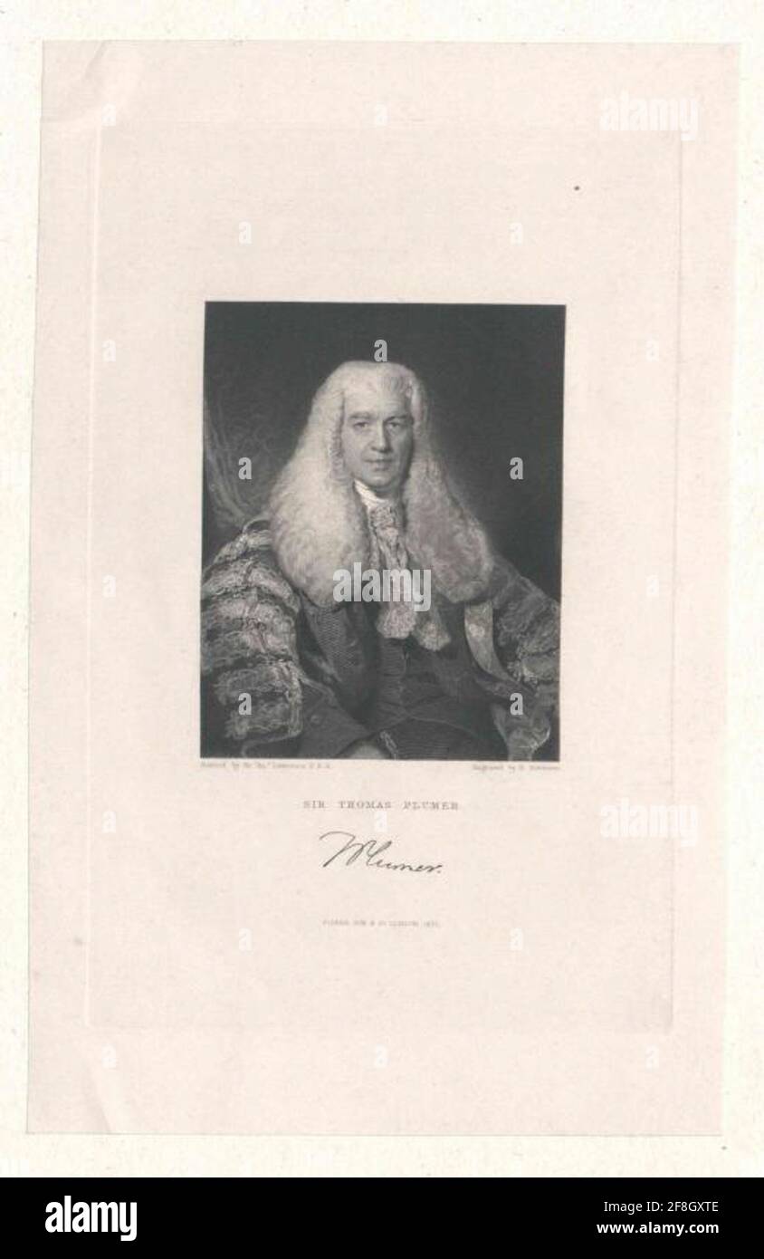 Plumer, Sir Thomas . Stock Photo
