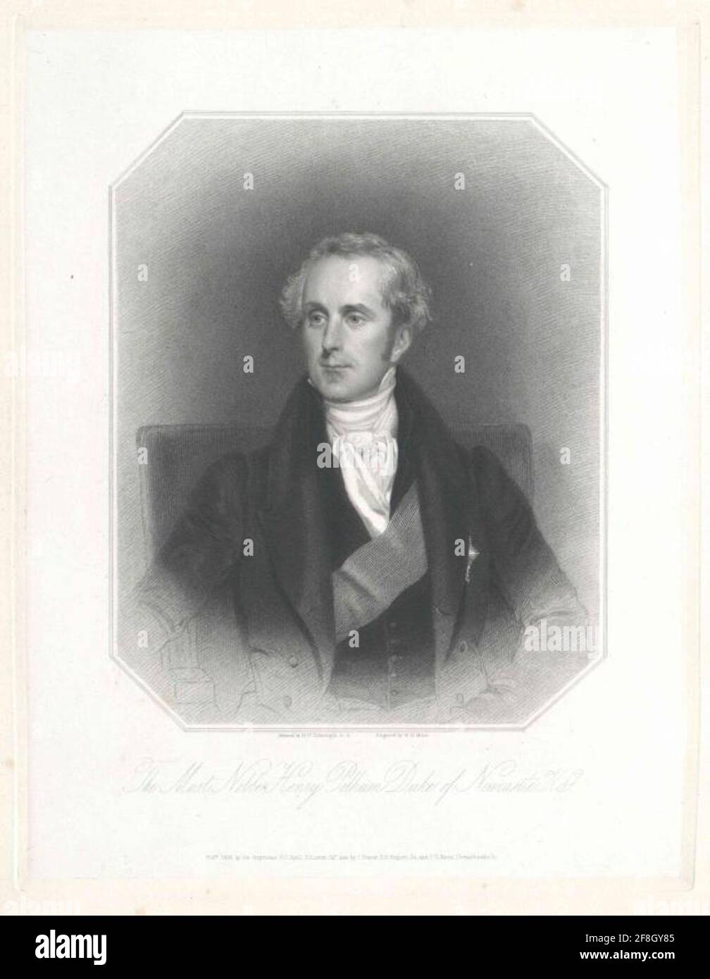 Pelham Fiennes PelhamClinton, 5. Duke of Newcastle, Henry Stock Photo