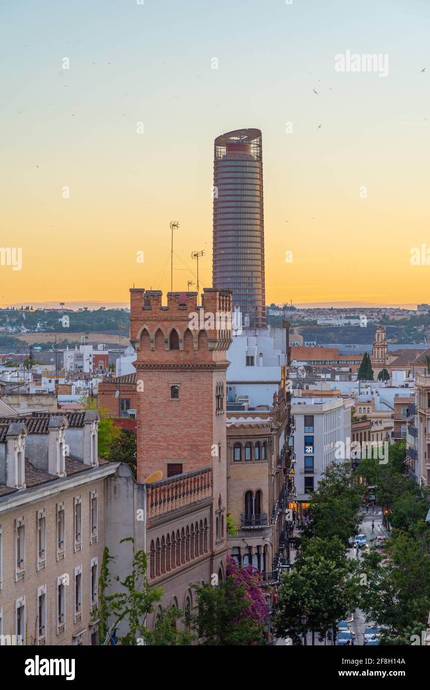Cajasol tower seville spain hi-res stock photography and images - Alamy